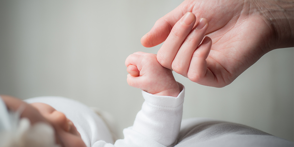 Parent with newborn