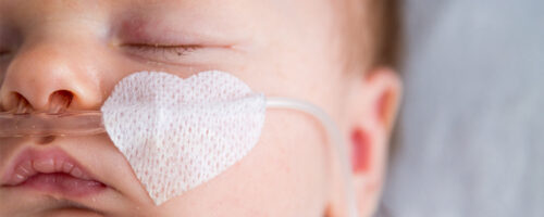 Baby in neonatal care